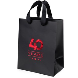 Elizabeth Custom Logo Paper Bag w/ Foil Imprint