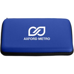 Zippered Custom Logo Travel Case - 7.5"w x 5"h