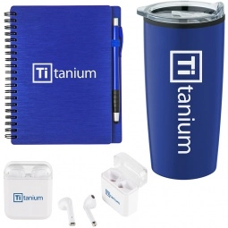 Work At Home Custom Tumbler Gift Set