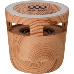 Wood Tone Wireless Custom Charging Pad w/ Speaker
