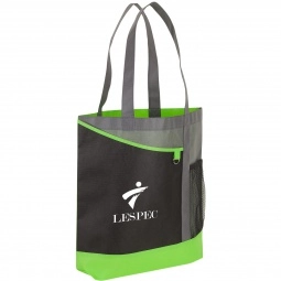Non-Woven Custom Shopper Tote Bag - 14.5"w x 15.75"h x 4"d 