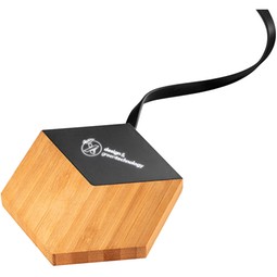 SCX Design® Bamboo Hexa Custom Wireless Charger - 10W