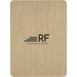 Woodtone Qi Wireless Charging Custom Mouse Pad w/ Phone Stand
