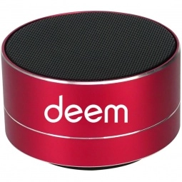 Round Metallic Bluetooth Custom Speaker