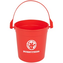 Custom Promotional Party Pail with Handle - 32 oz.