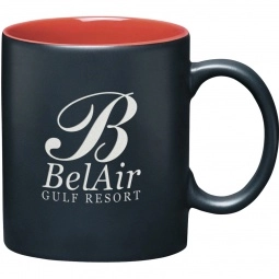 Laser Engraved Two-Tone Ceramic Custom Mugs - 11 oz.