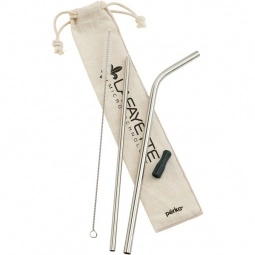 Perka Avila Stainless Steel Custom Straw Set