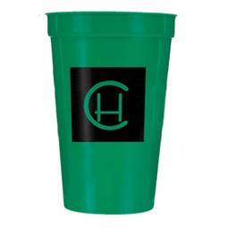 Smooth Custom Logo Stadium Cup - 22 oz.
