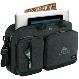 Solo Duane Hybrid Custom Briefcase - 16.5"w x 12"h x 4"d