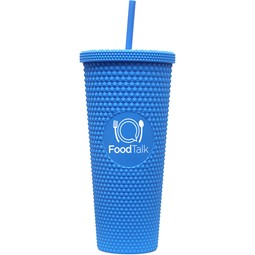 Custom Branded Studded Tumbler - 24 oz.