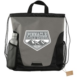 Ranier Recycled Promotional Drawstring Bag - 13.7"w x 17.7"h