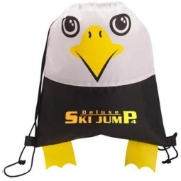 Paws & Claws Promotional Drawstring Backpack - Eagle