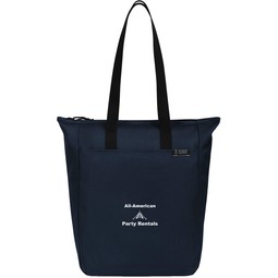 Renew rPET Custom Logo Zippered Tote - 11"w x 15"h x 5"d