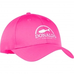 Port & Company 6-Panel Twill Custom Cap