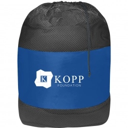 Drawstring Mesh Custom Laundry Bags - 25"w x 36"h