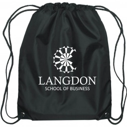 Antimicrobial Custom Drawstring Bag - 14"w x 18"h