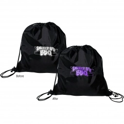 Color Changing Drawstring Custom Backpacks - 14"w x 18"h
