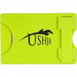 2-in-1 RFID Custom Cell Phone Wallet & Stand