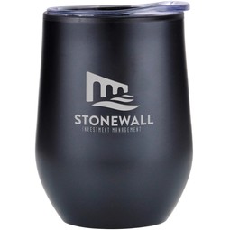 Laser Engraved Stemless Custom Wine Tumbler - 12 oz.