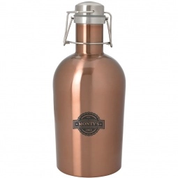 Stainless Steel Custom Beer Growlers - 64 oz.