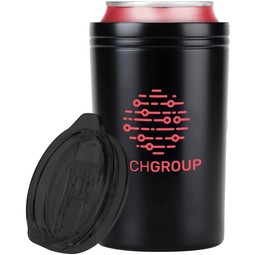 Custom Logo Double Wall Tumbler and Can Insulator - 12 oz.
