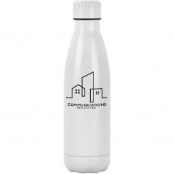 Antimicrobial Stainless Steel Custom Water Bottle - 17 oz.
