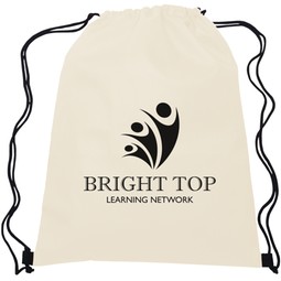 Non-Woven Custom Drawstring Backpack - 13"w x 16.5"h