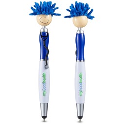 MopTopper Stethoscope Custom Stylus Pens w/ Screen Cleaner