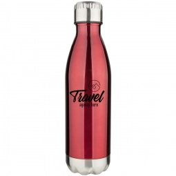 Vacuum Insulated Stainless Steel Custom Water Bottle - 17 oz.