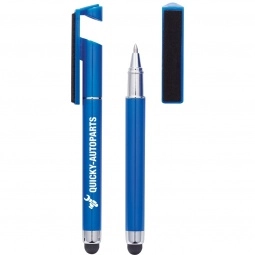 Multi-function Stylus Custom Pens w/ Stand & Screen Cleaner