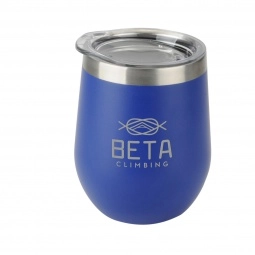 Laser Engraved Vacuum Insulated Custom Wine Tumbler - 12 oz.
