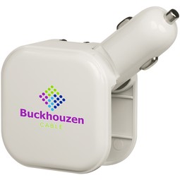 Full Color 2-in-1 USB/AC Customized Chargers w/ Dual USB Ports