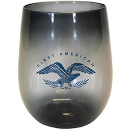 Vinello Plastic Stemless Custom Wine Glass - 12 oz.