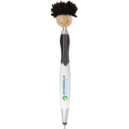 MopTopper Custom Stylus Pen w/ Screen Cleaner - Tan