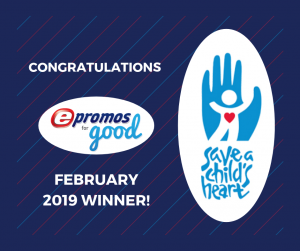 Save A Child's Heart is our Feburary 2019 ePromos for Good Winner